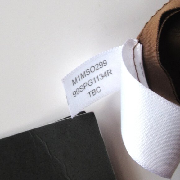 Mark New York Women Skirt Pleated Brown Faux Leather-Look Stretch Long Wide NWT - Picture 9 of 15